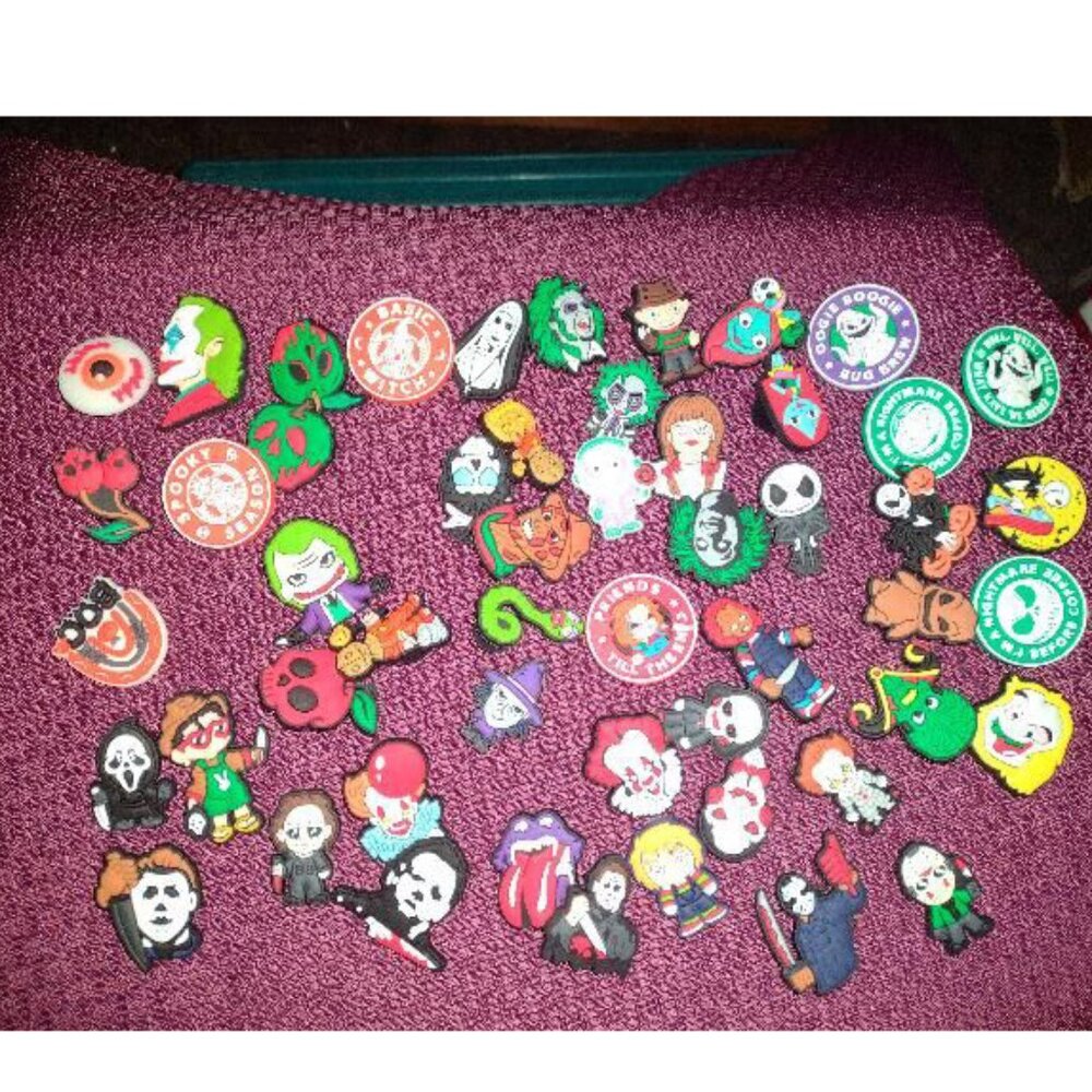 Nightmare Before Christmas & More Halloween Horror Shoe Charms for Crocs